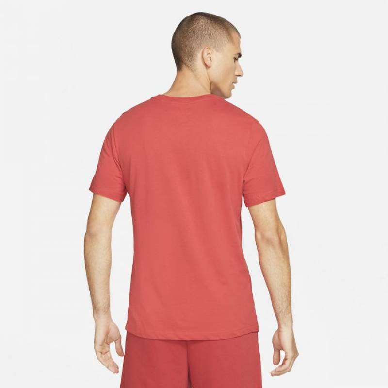 Man T-Shirt Nike Cheat day light red