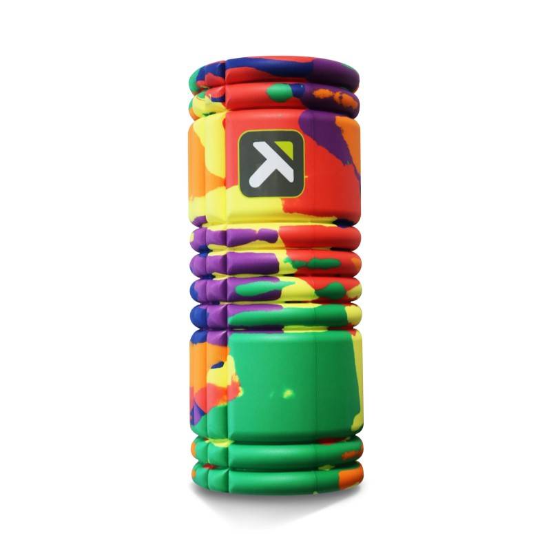 Masážní pěnový válec Foam Roller GRID - RAINBOW - Trigger Point