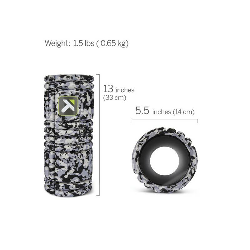 Masážní pěnový válec Foam Roller GRID - camo grey - Trigger Point