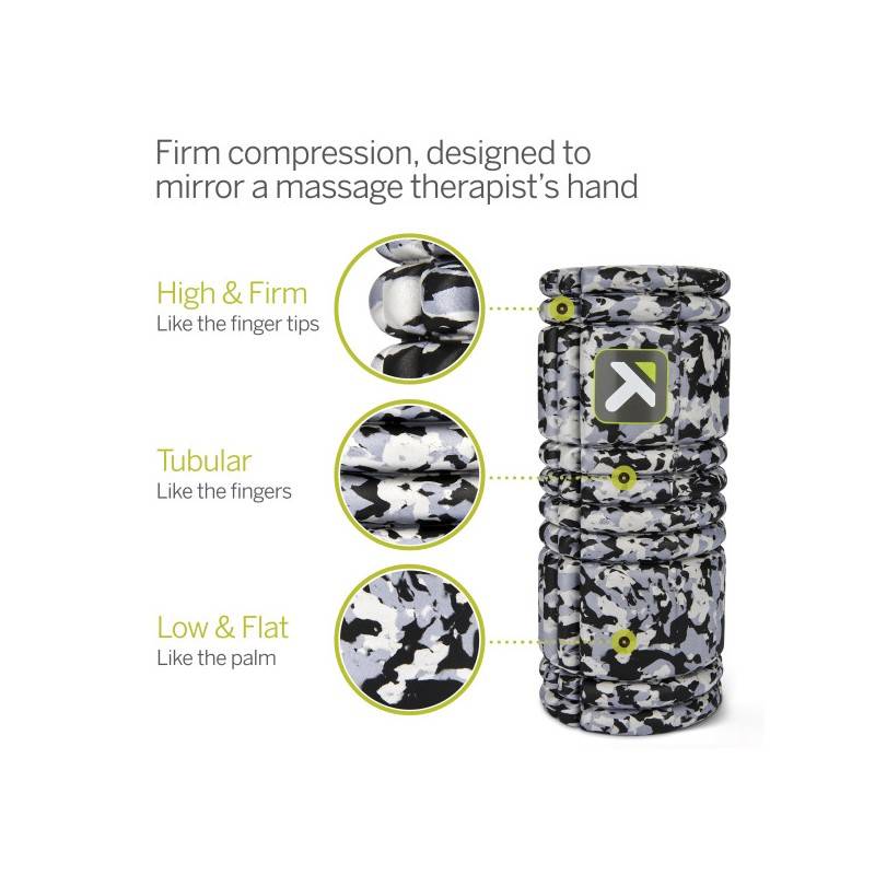 Masážní pěnový válec Foam Roller GRID - camo grey - Trigger Point