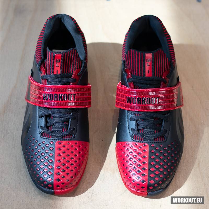 Boty na vzpírání WORKOUT 2.0 - black/red