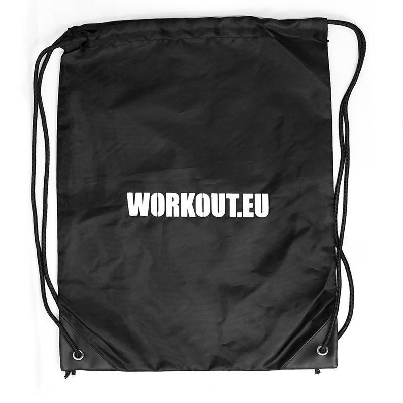 GYMSACK - Drawstring bag WORKOUT black