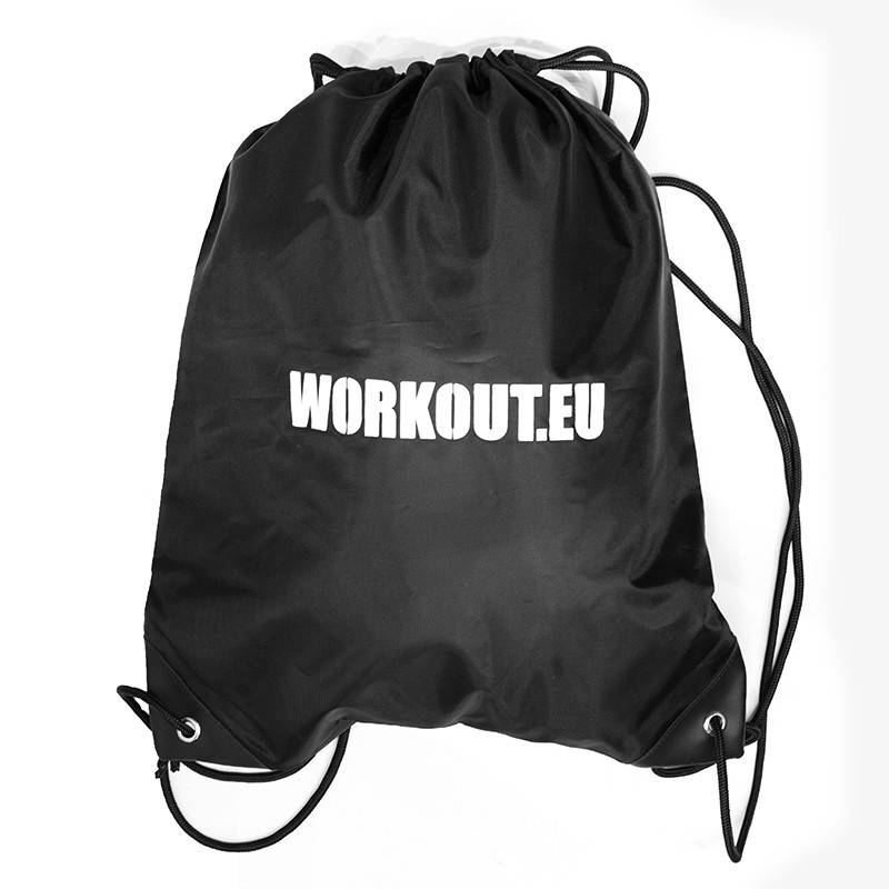 GYMSACK - Drawstring bag WORKOUT black