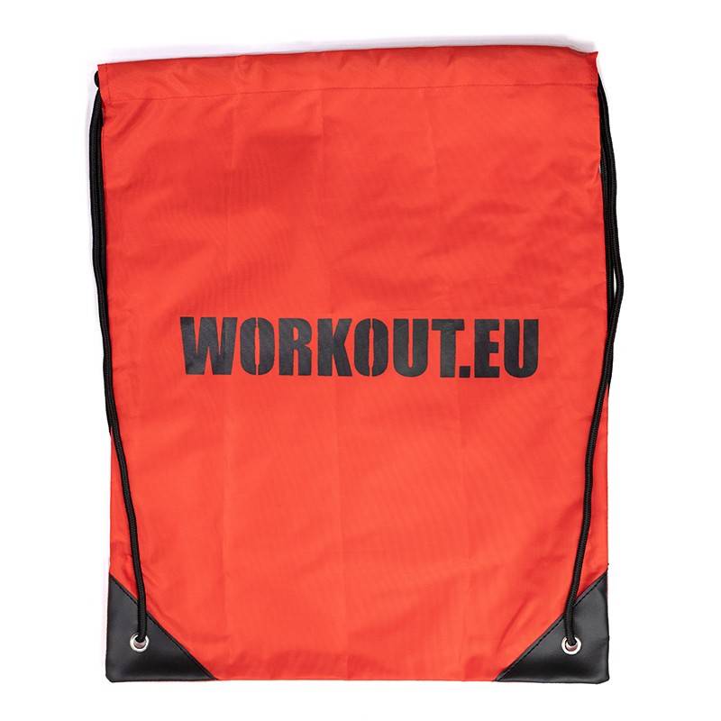 GYMSACK - Vak na stahovací šňůrky WORKOUT red