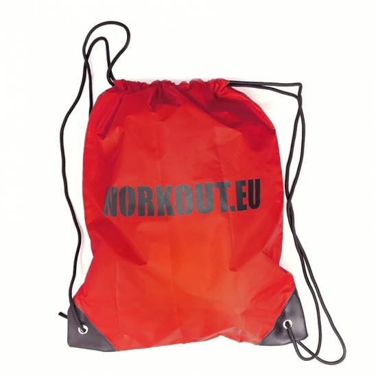 GYMSACK - Vak na stahovací šňůrky WORKOUT red