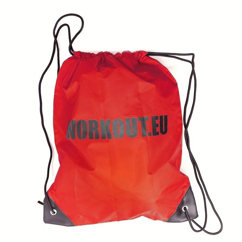 GYMSACK - Drawstring bag WORKOUT red