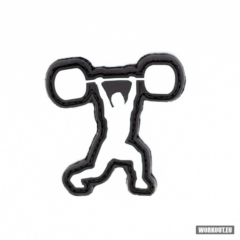 Phosphorapplikation mit Klettverschluss - weightlifter 5 x 5 cm
