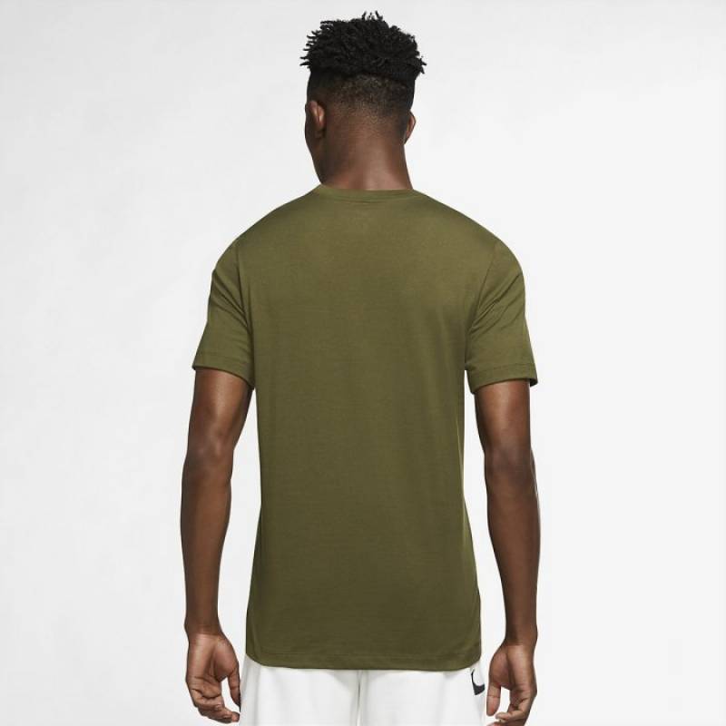Man T-Shirt Nike Sportswear - Just do it - green