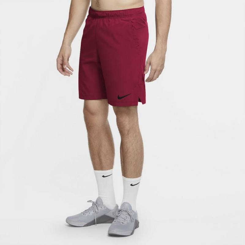 Pánské tréninkové šortky Nike Flex woven - červené