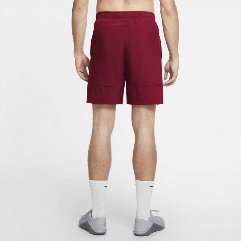 Pánské tréninkové šortky Nike Flex woven - červené
