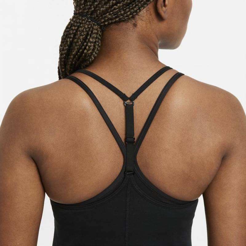 Woman Top Nike Dri-FIT elstka - black