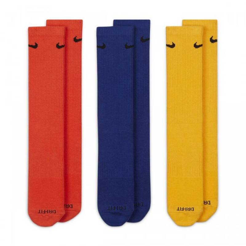 Training socks Nike yellow/blue/orange