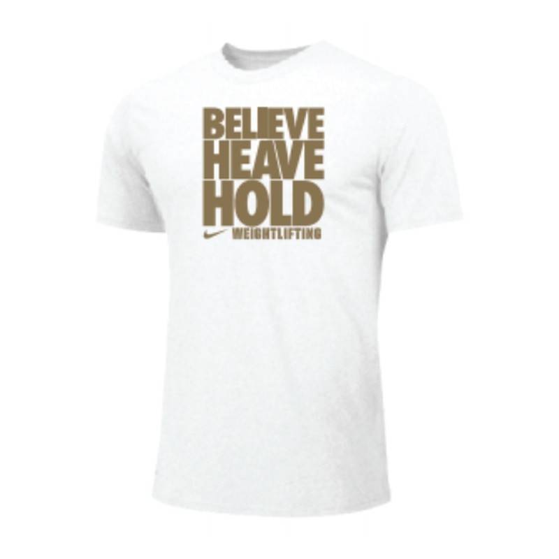 Woman T-Shirt Nike Believe heave hold - white