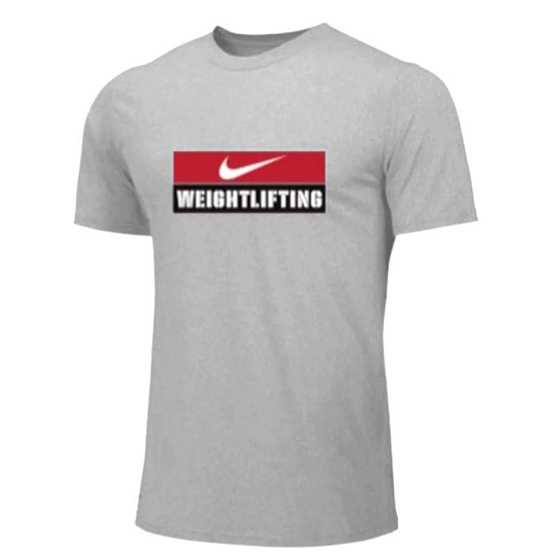 Pánské tričko Nike Weightlifting - Šedé