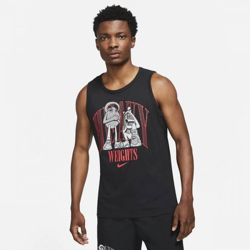 Man Top Nike weights - black