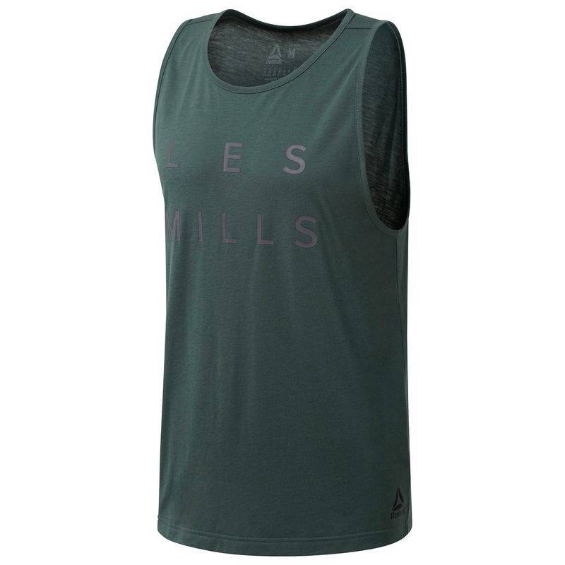 Pánské tílko Les Mills DUAL BLEND TANK - DM3670