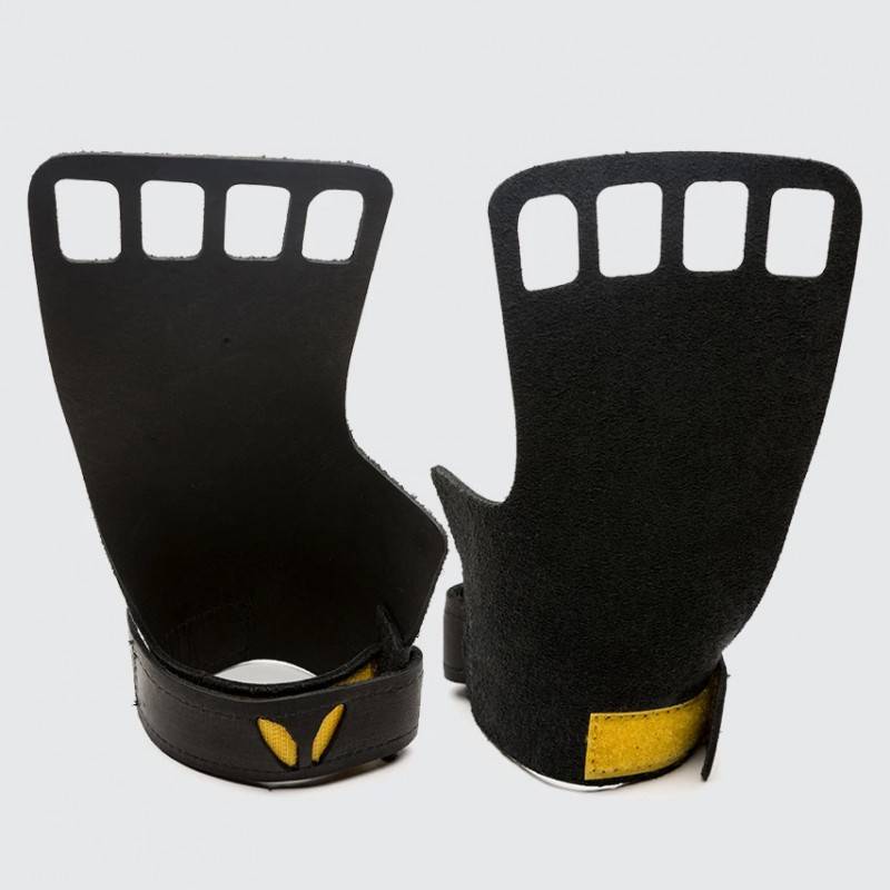 Pánské kožené mozolníky Victory grips 4-Finger - Black