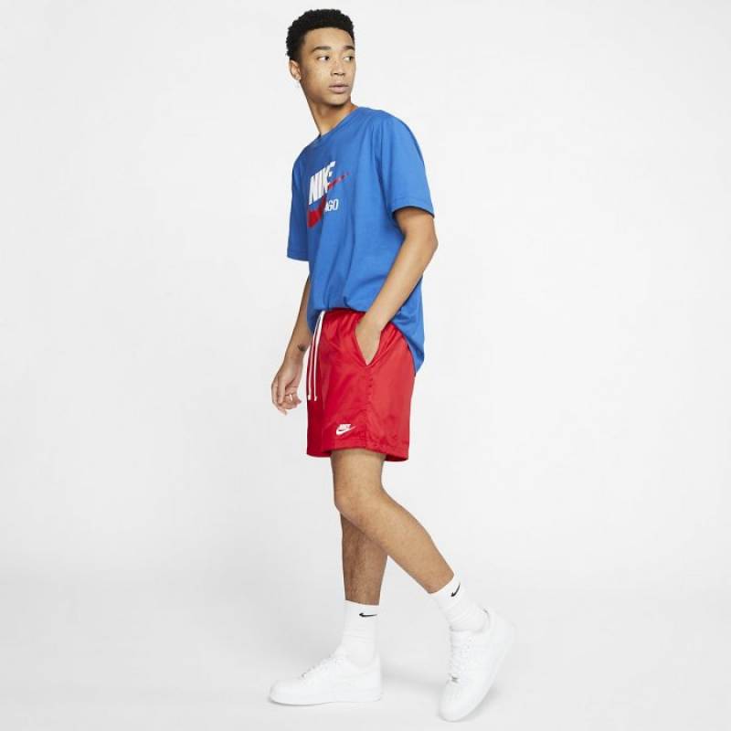 Man Shorts Nike university - red