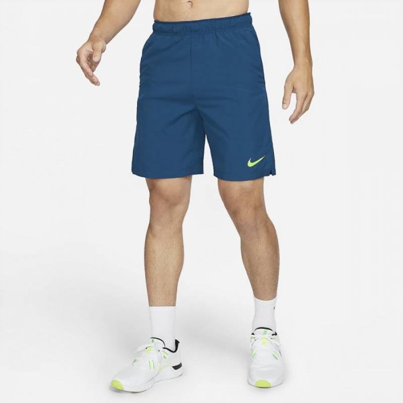 Man training Shorts Nike Flex woven blue