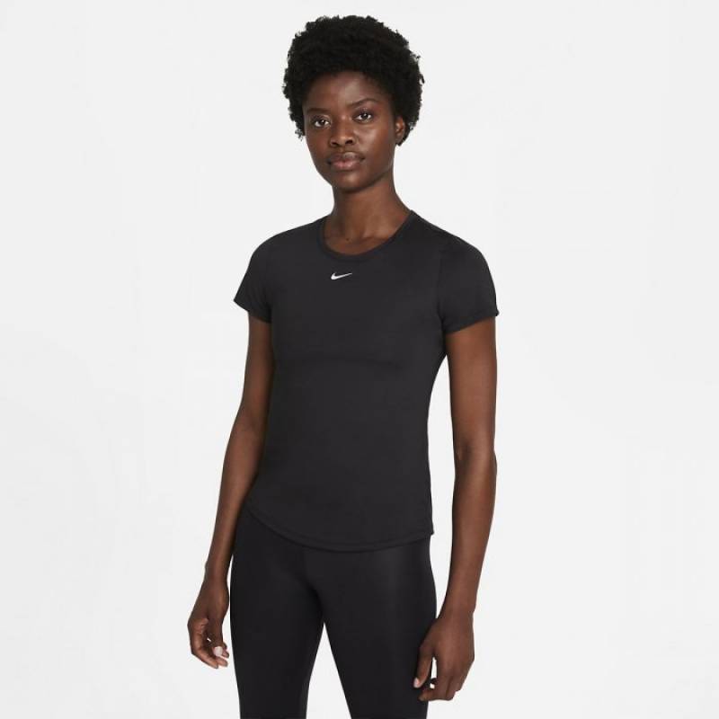 Woman T-Shirt Nike Dri-FIT - black