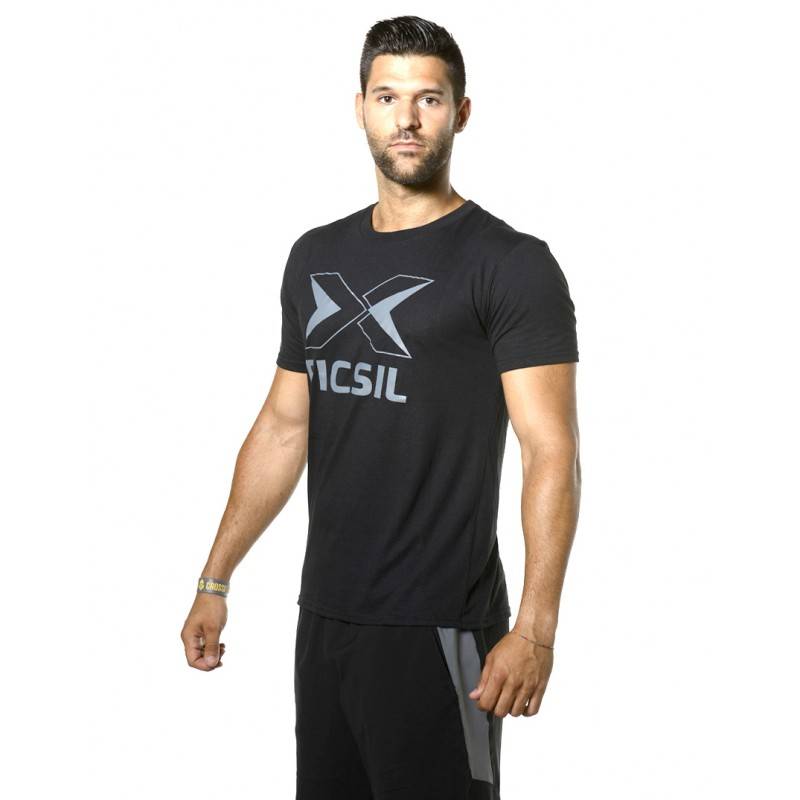 Man T-Shirt Picsil - Black Logo