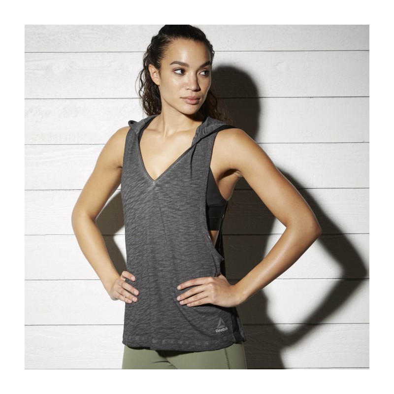 Dámský svršek NOBLE FIGHT HOODED TANK BK3902