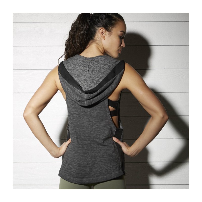 Dámský svršek NOBLE FIGHT HOODED TANK BK3902