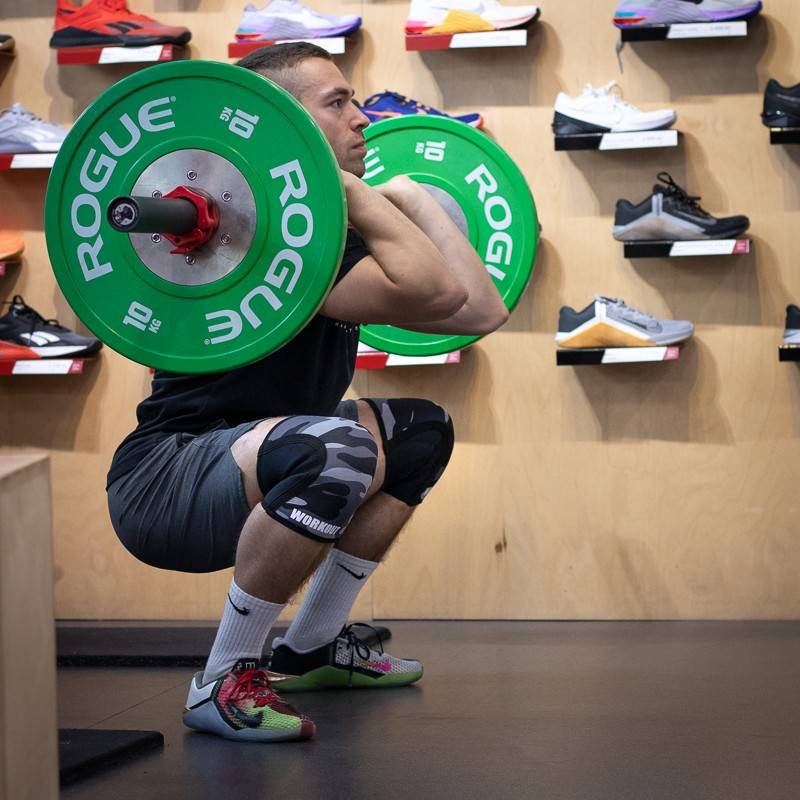 Bandáž kolene WORKOUT 5 mm - pár - camo