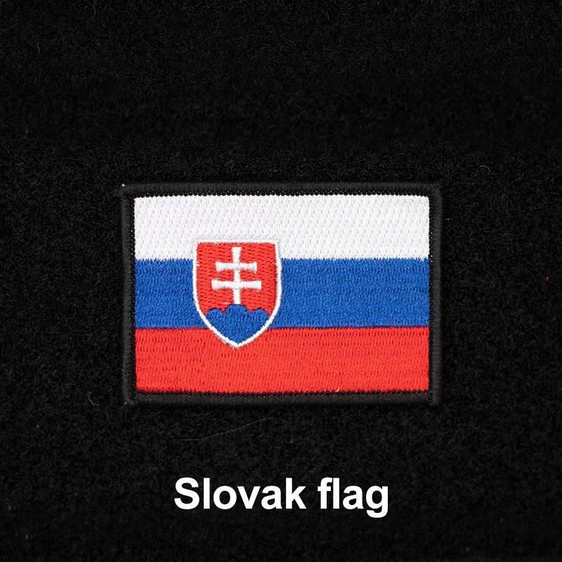 Patch with Slovak flag with Velcro 7 x 5 cm 