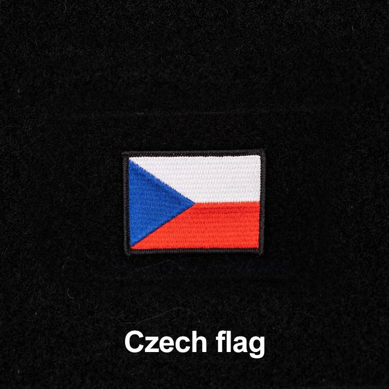 Klettapplikation mit  tschechischer Flagge 4 x 2,5 cm