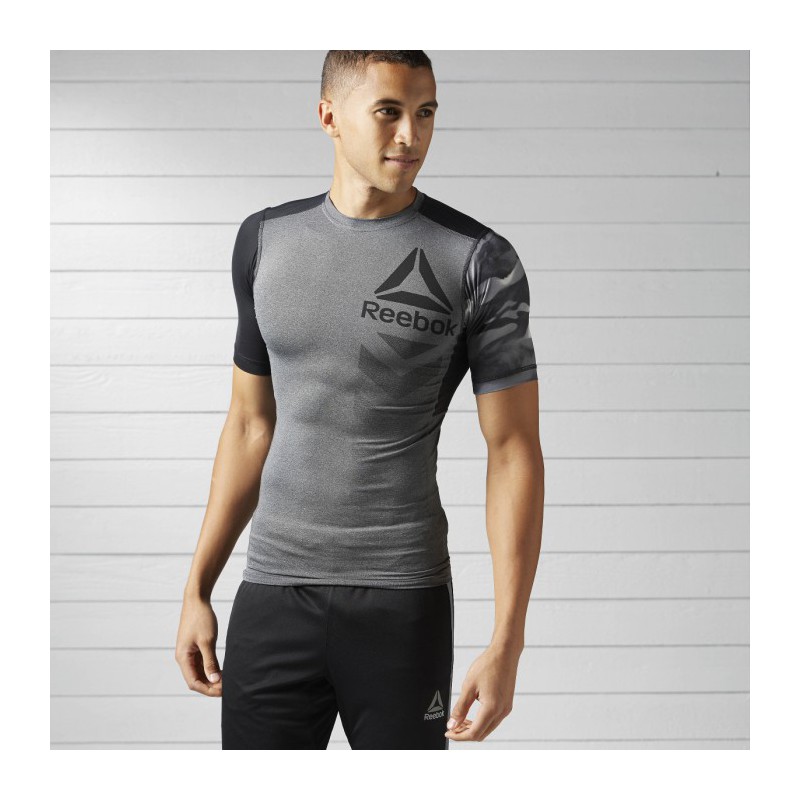 Pánské kompresní tričko ACTVCHL SS GRPHC COMP BK