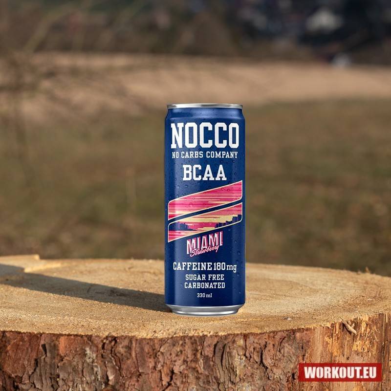 Nocco BCAA+ Miami Jahoda 330 ml