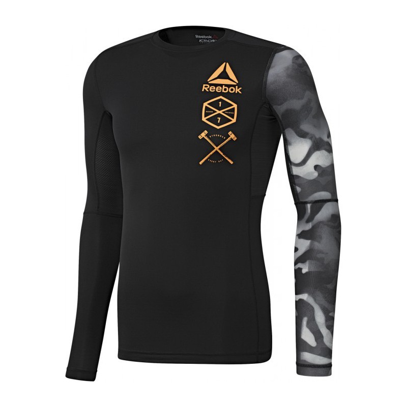 Kompresní triko ACTVCHL LS GRPHC COMP BK3944