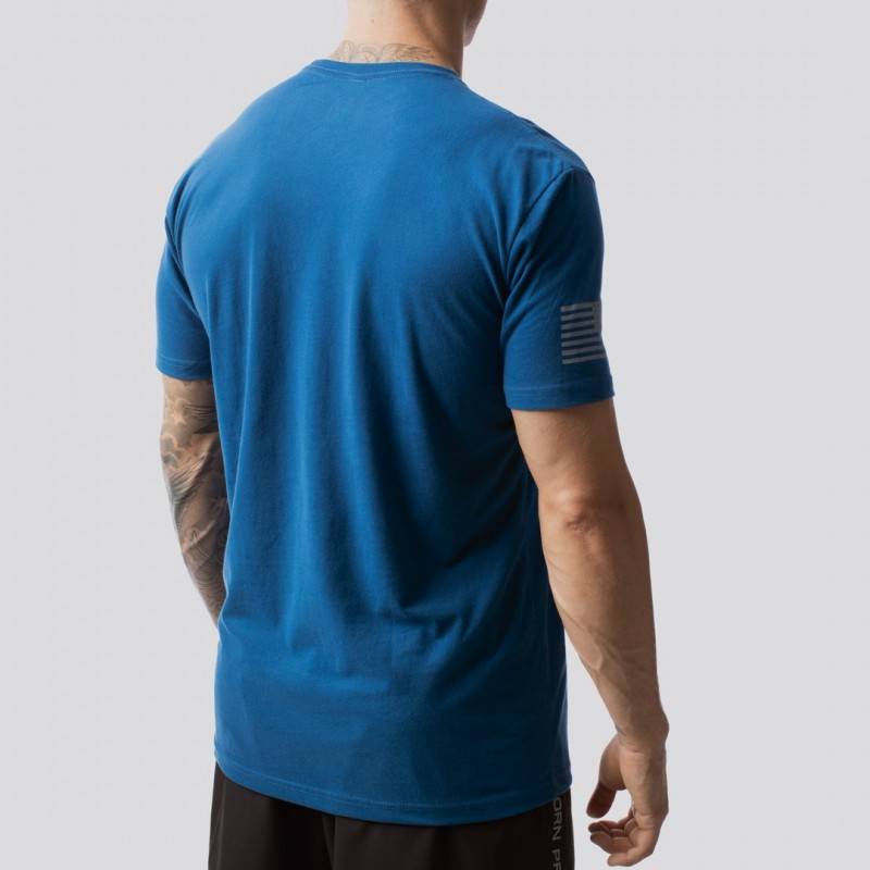 Man T-Shirt The Brand Tee (Cool Blue)