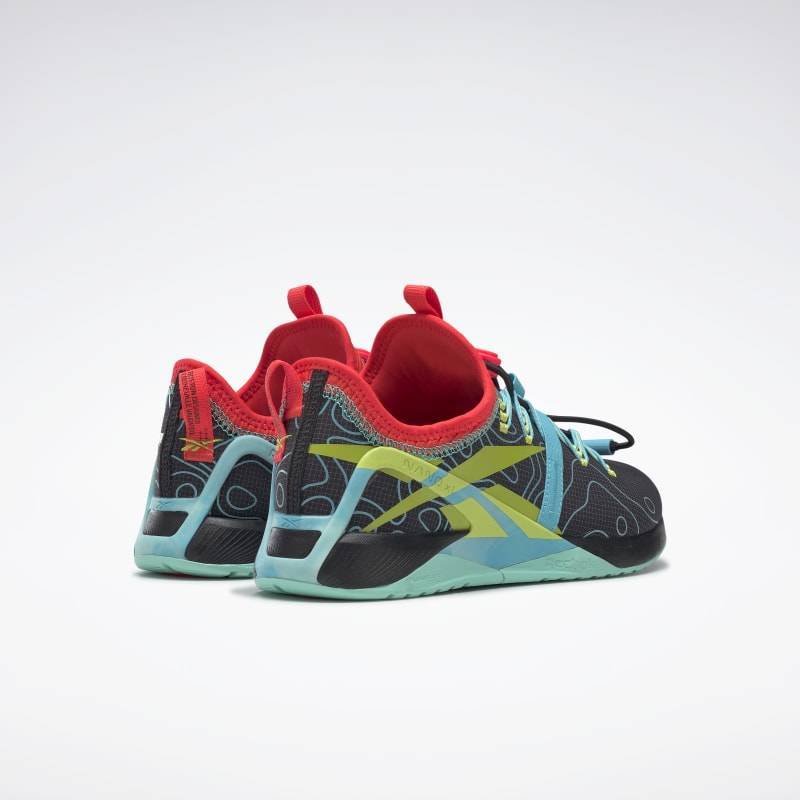 Man Shoes Reebok Nano X1 Froning - CBLACK/NEOCHE/ACIYEL