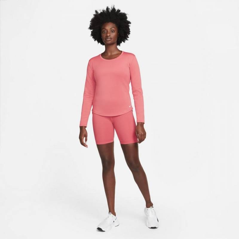 Woman long functional Shorts Nike Pro pink