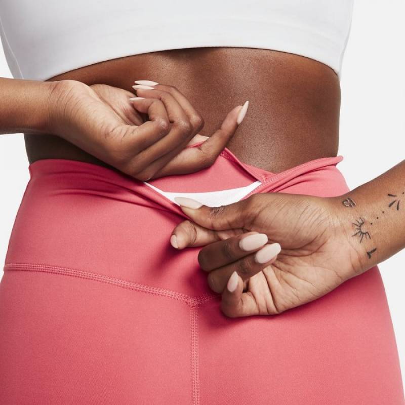 Dámské dlouhé funkční šortky Nike Pro růžové