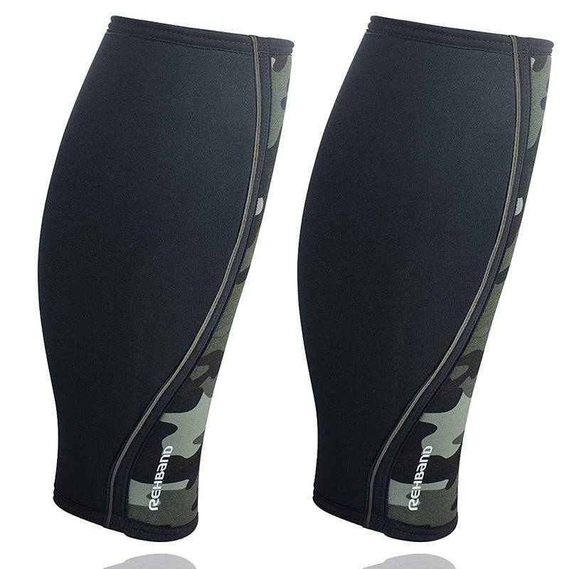 An advantageous set of RX bandage SHIN/CALF SLEEVE 5 mm - Camo (2 pieces)