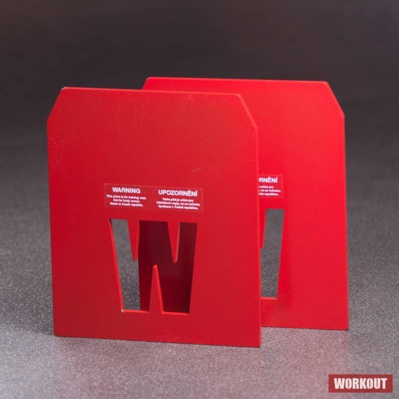 Tactical Plate Weight Vest 10 kg WORKOUT 3.0 - Khaki + Velcro patch