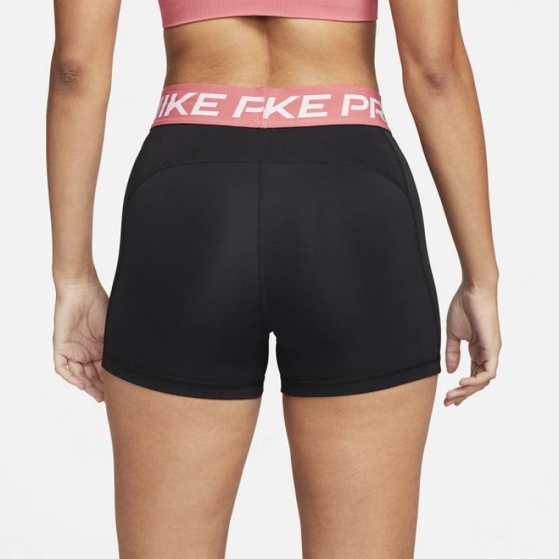 Woman functional Shorts Nike Pro - black/pink