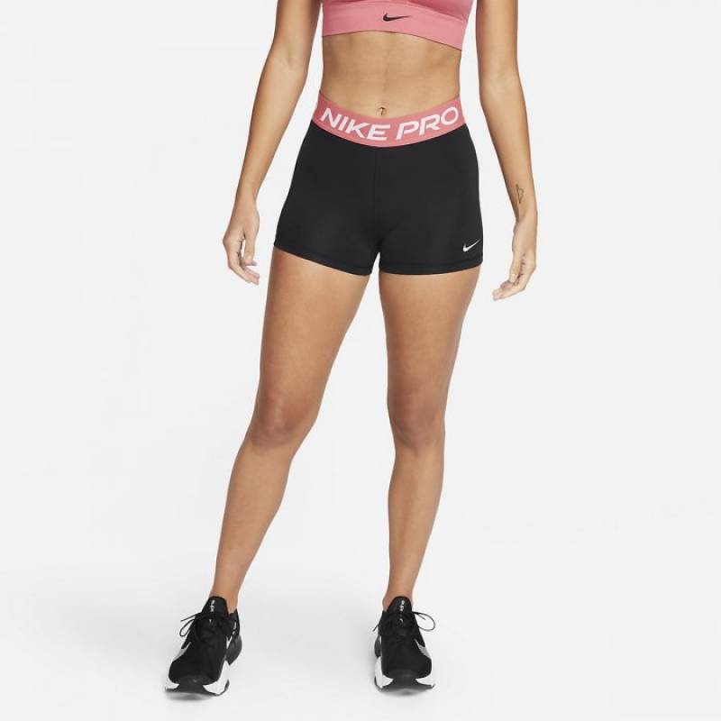 Woman functional Shorts Nike Pro - black/pink