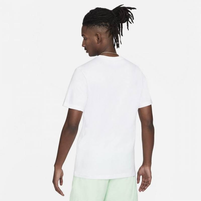 Man T-Shirt Nike Sportswear - Just do it - white