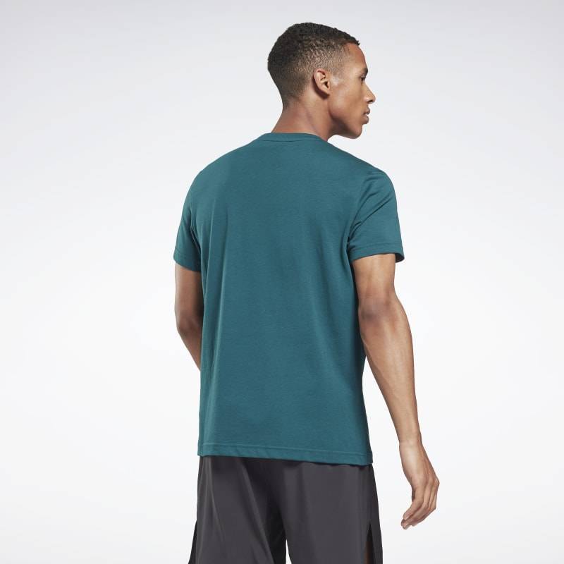 Pánské tričko Reebok Holiday - green - GR9181