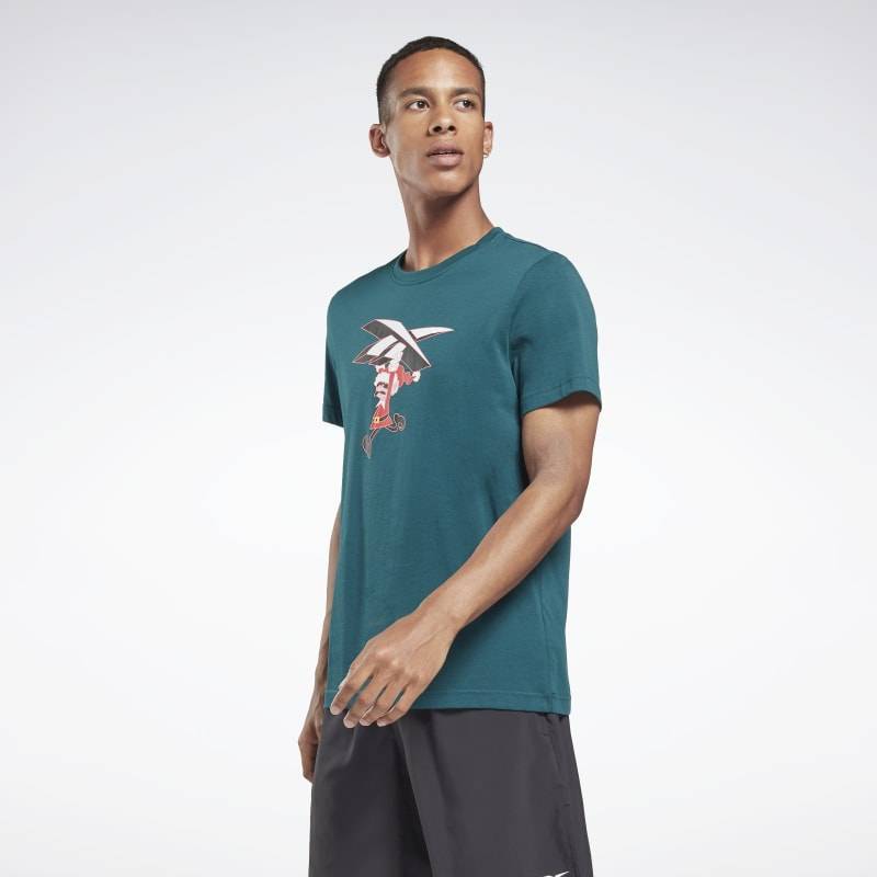 Pánské tričko Reebok Holiday - green - GR9181