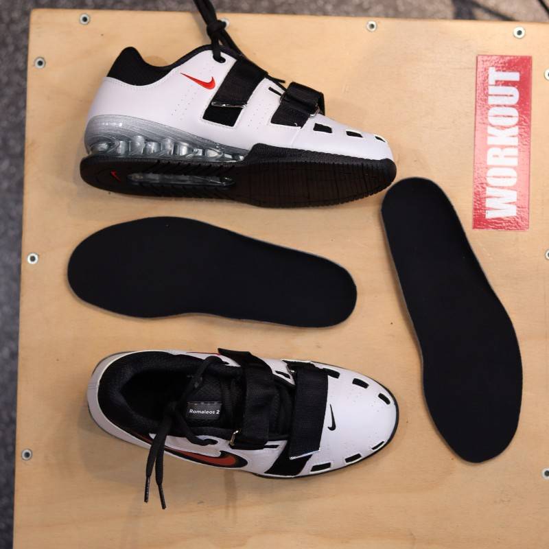 Vzpěračské boty Nike Romaleos 2 - white/comet red-black
