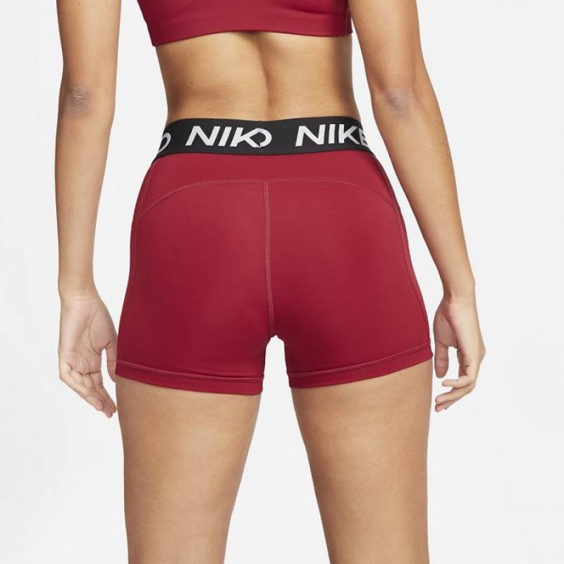 Woman functional Shorts Nike Pro red