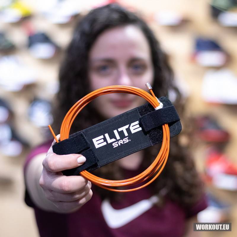 Top švihadlo bullet comp černé - oranžové lanko