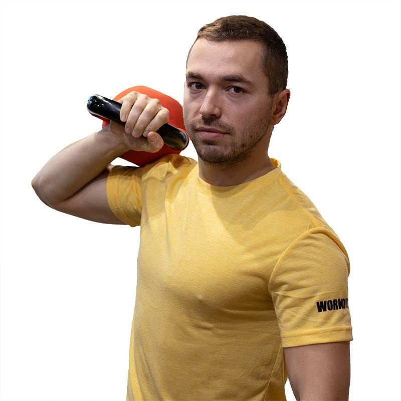 Training T-Shirt WORKOUT - yellow