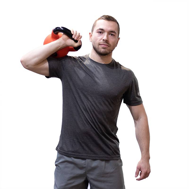 Training T-Shirt WORKOUT - dark grey