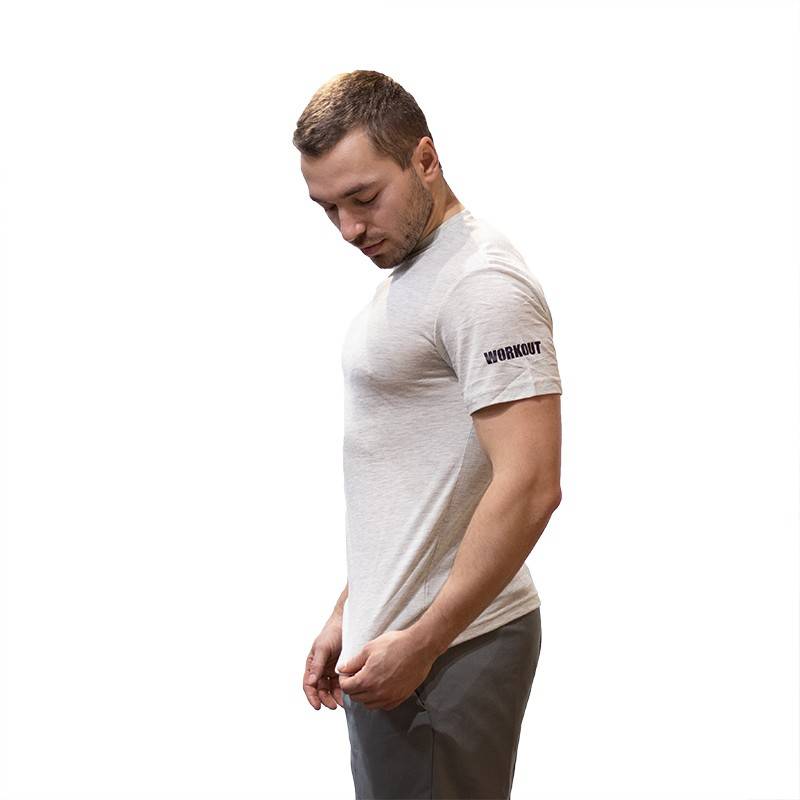 Training T-Shirt WORKOUT - grey